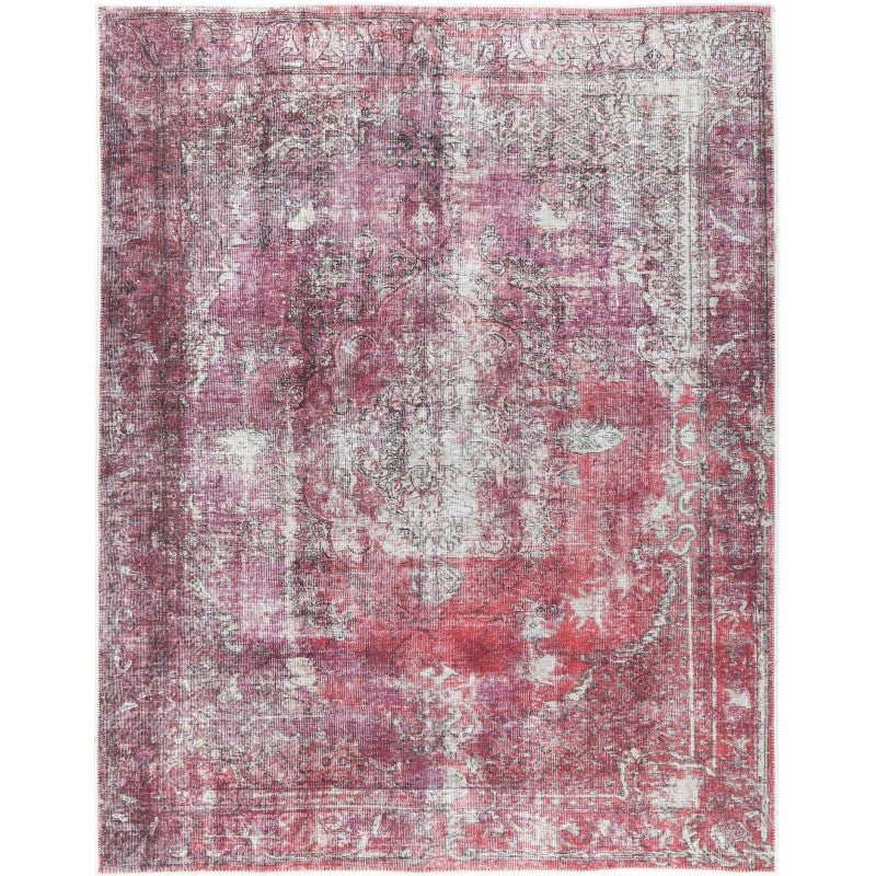 Flair Pink Medallion Traditional Rug Area Rug | Ruggy