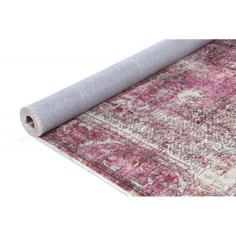 Flair Pink Medallion Traditional Rug Area Rug | Ruggy