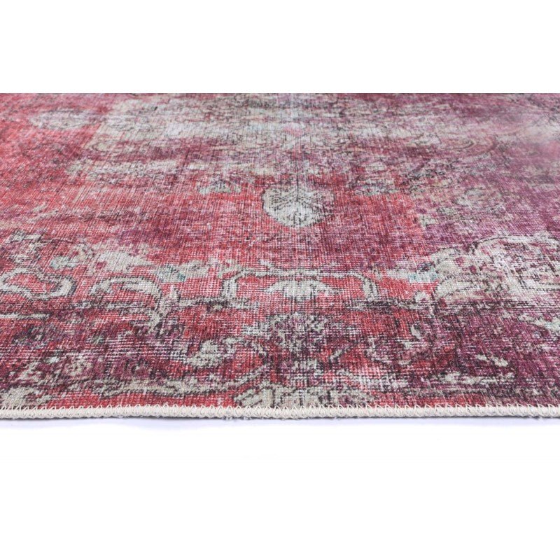 Flair Pink Medallion Traditional Rug Area Rug | Ruggy