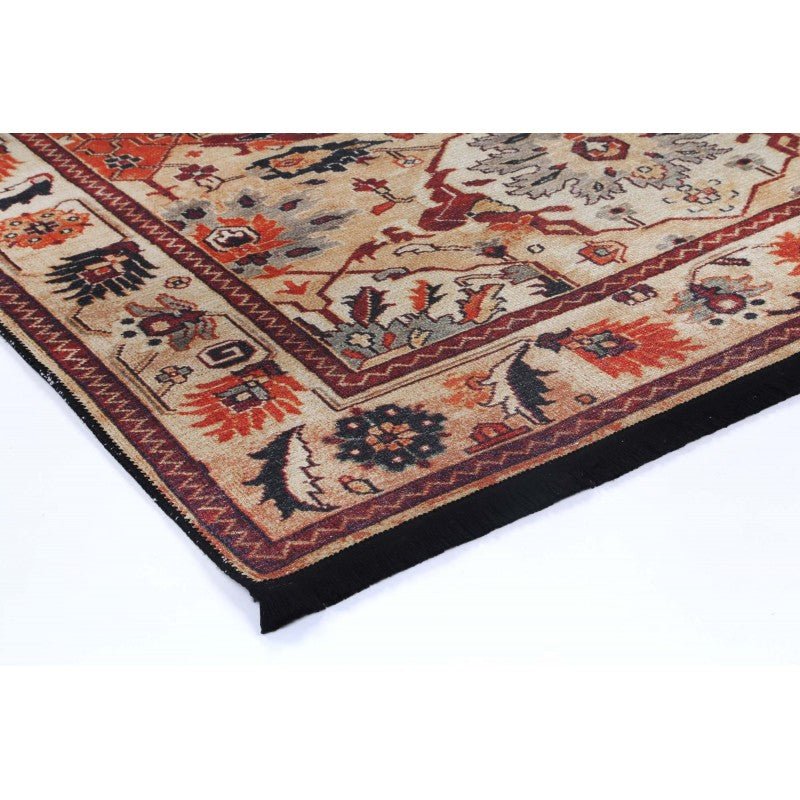 Flair Village Rust Traditional Rug Area Rug | Ruggy