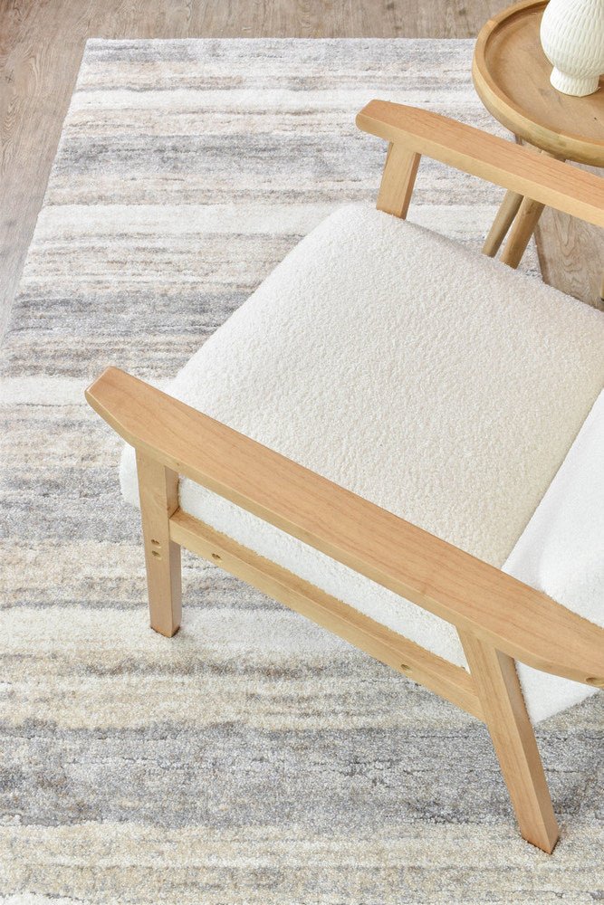 Fraser Plain Silver Sand Rug