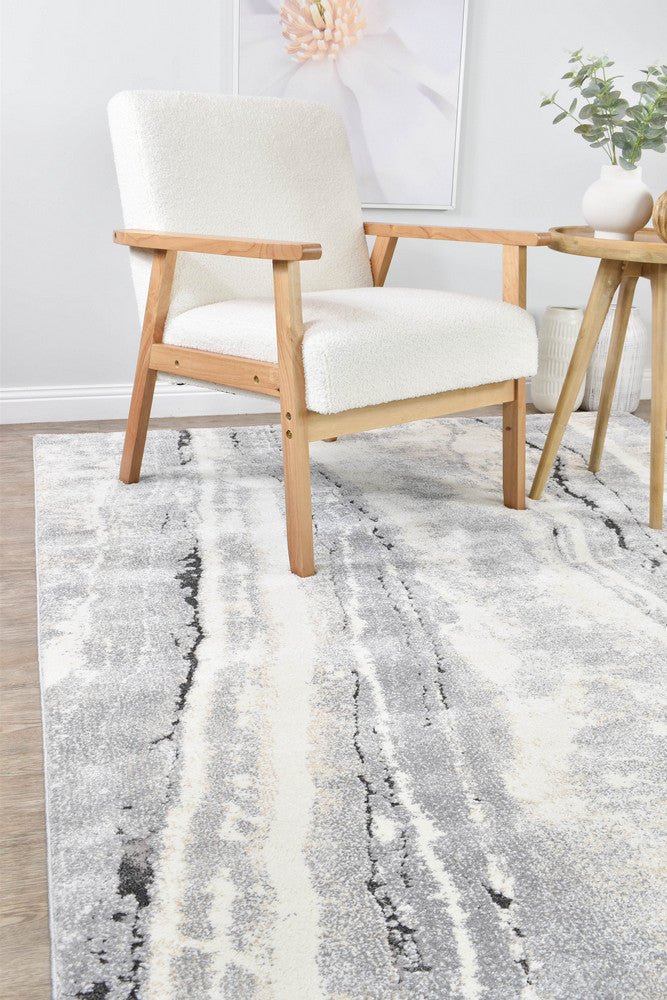 Fraser River Grey Modern Rug