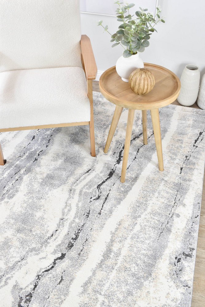 Fraser River Grey Modern Rug