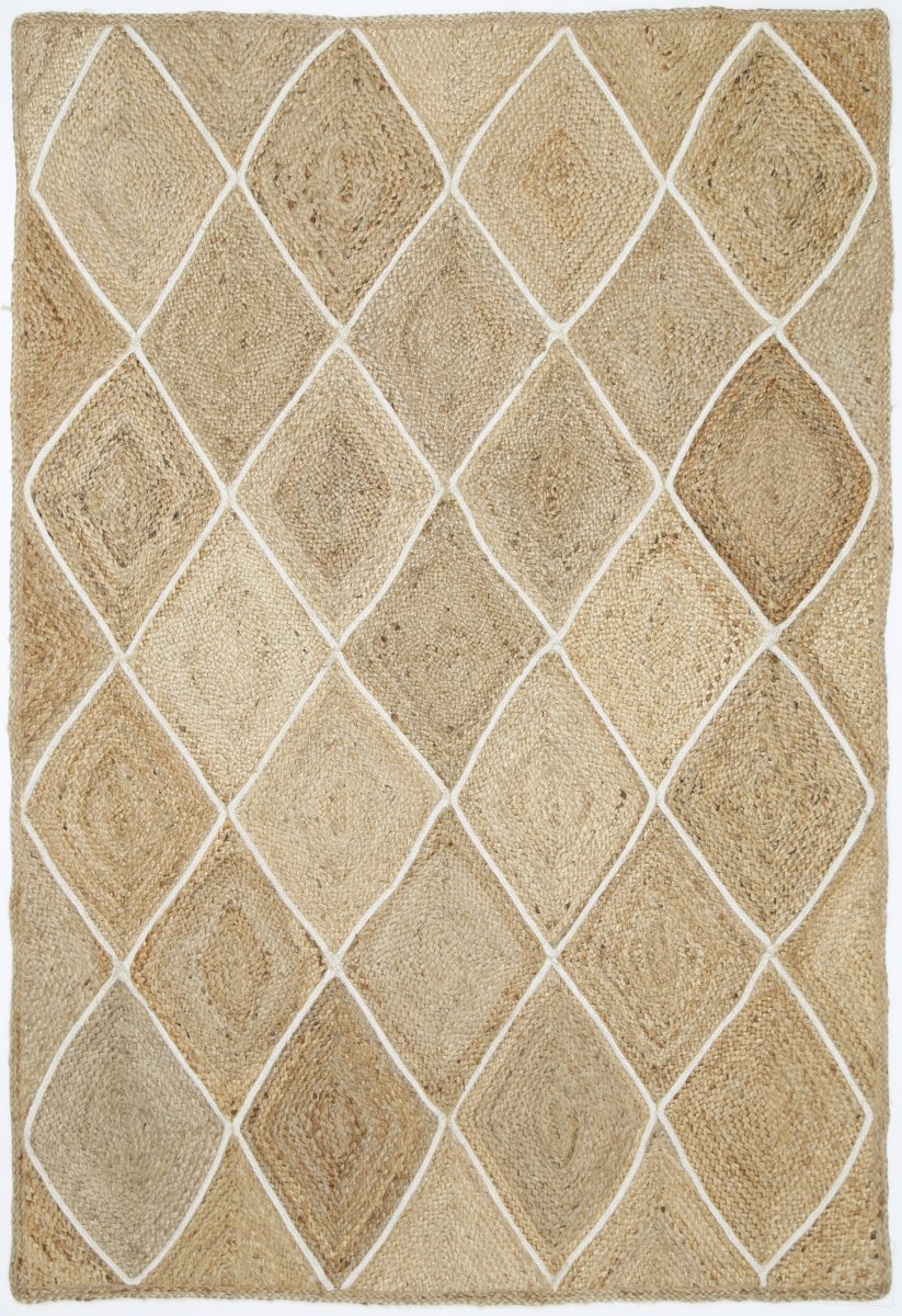 Glamour Natural Diamond Rug **No Returns ** - Ruggy