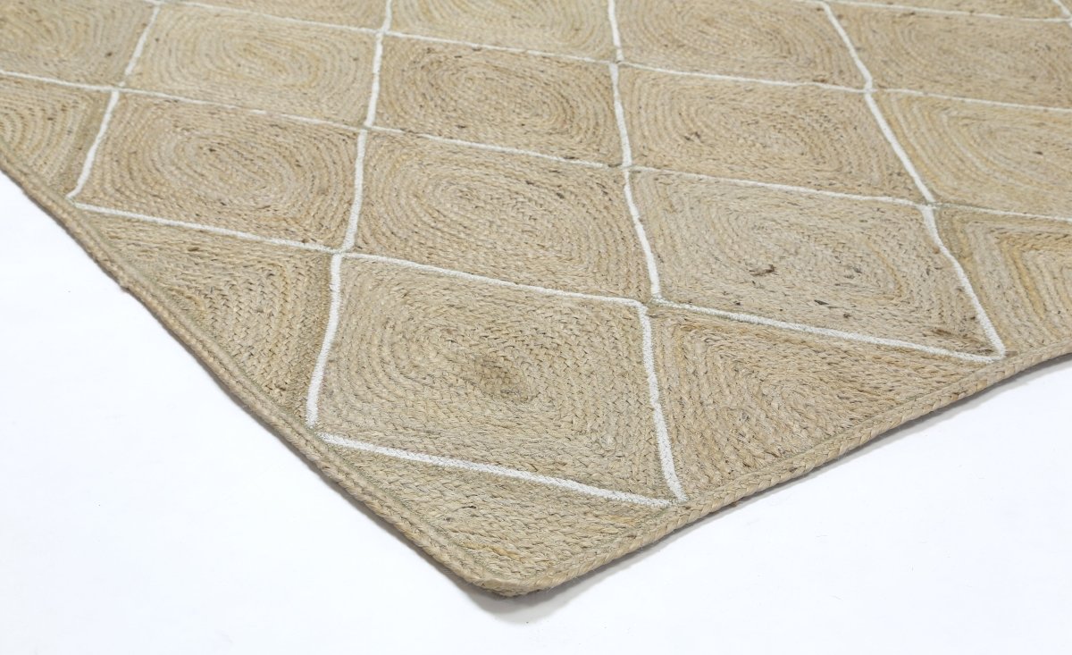 Glamour Pearl Diamond Rug