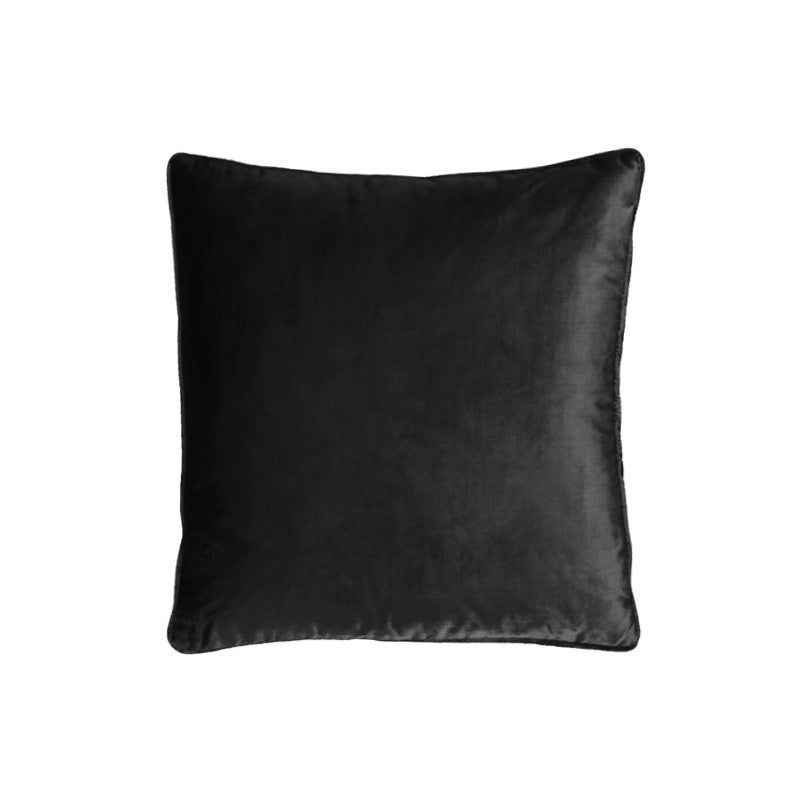 Glossy Black Cushion 50x50cm CUSHIONS | Ruggy