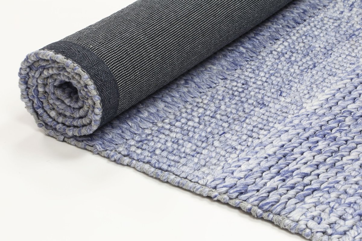 Grace Blue Wool Blend Rug