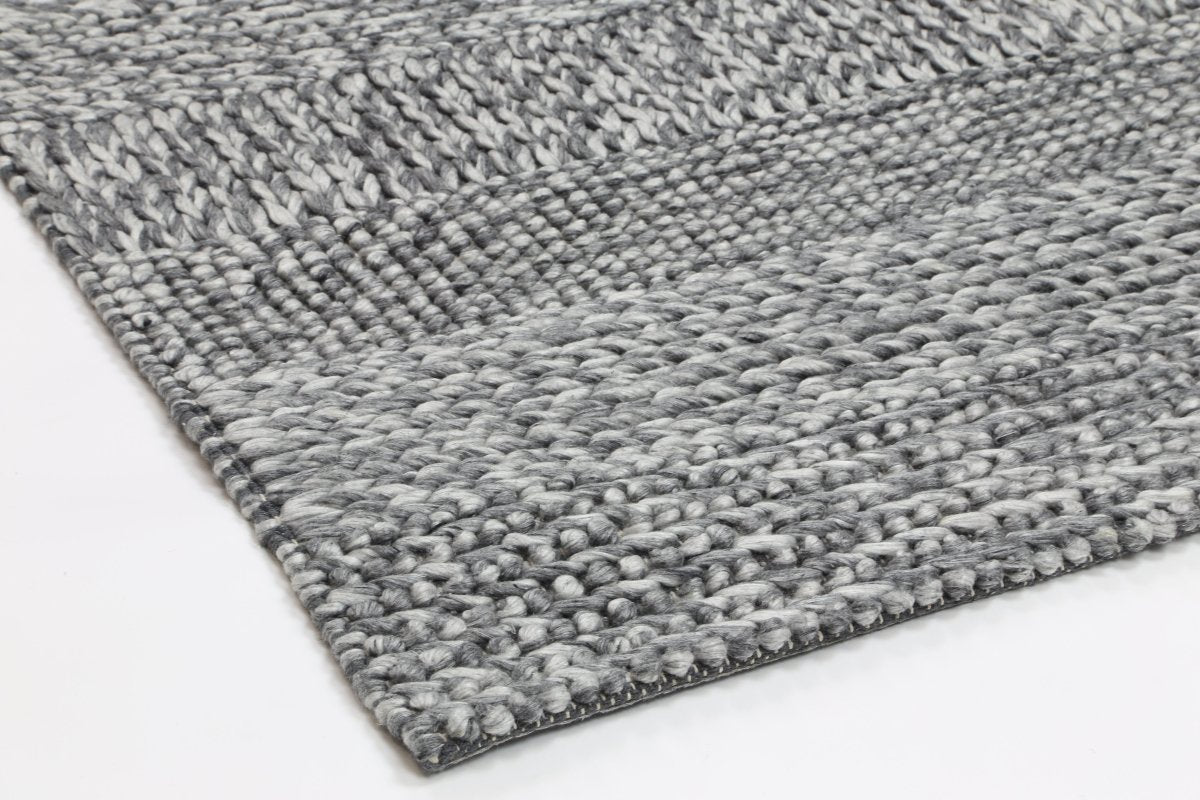 Grace Charcoal Wool Blend Rug