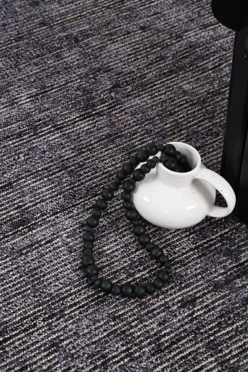 Haven Charcoal Cotton Rug Area Rug | Ruggy