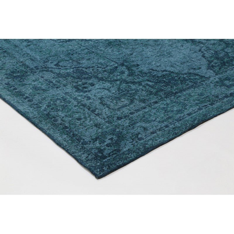 Heritage Teal Traditional Hallway Runner Area Rug | Ruggy