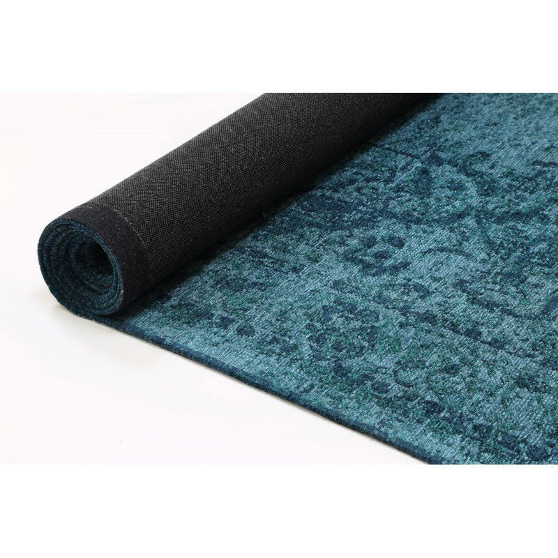 Heritage Teal Traditional Hallway Runner Area Rug | Ruggy