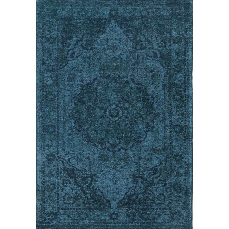 Heritage Teal Traditional Hallway Runner Area Rug | Ruggy