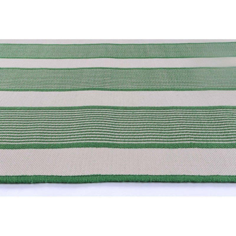 Indigo Apple Stripe Indoor Outdoor Rug