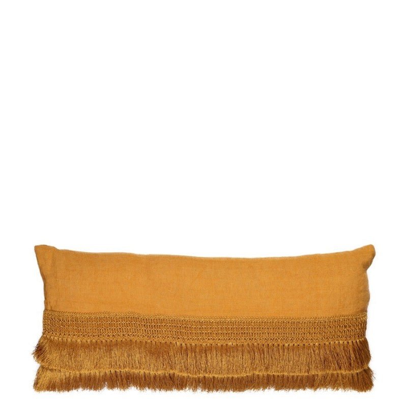 Joy Long Gold Cushion 70x30cm CUSHIONS > Cotton_Linen | Ruggy