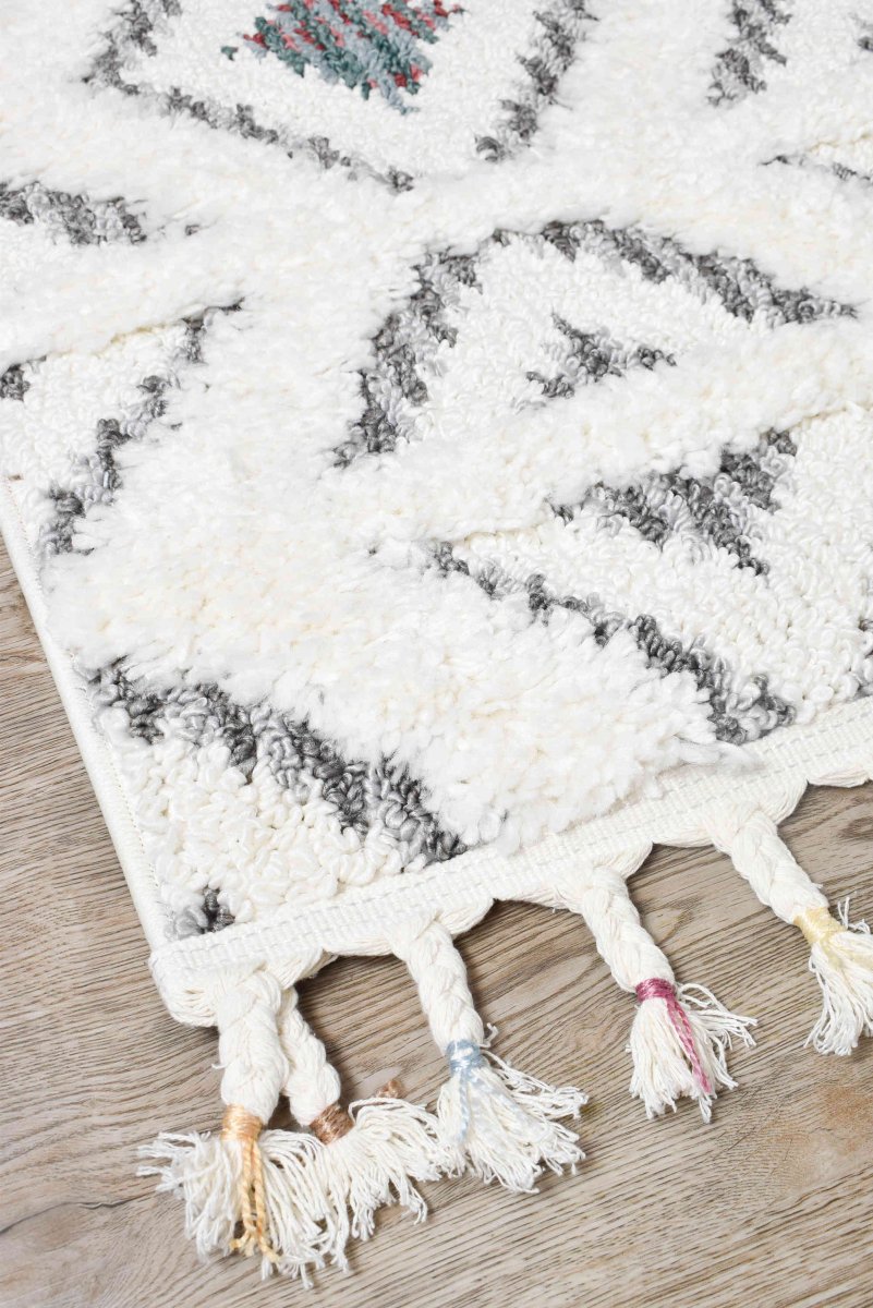 Karri Diamond Shaggy Rug