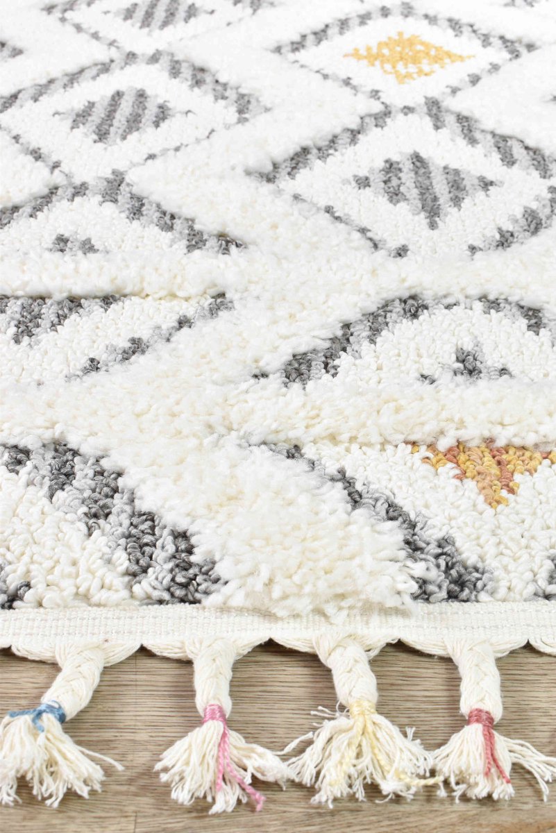 Karri Diamond Shaggy Rug