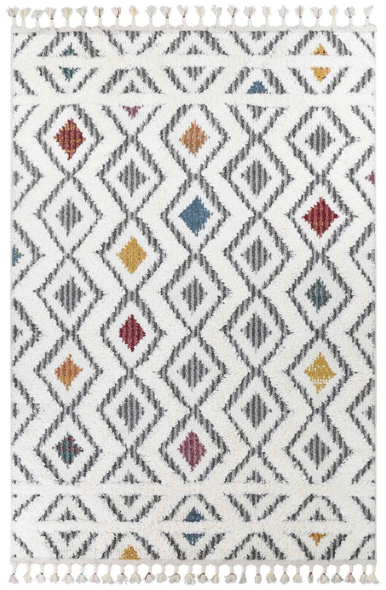 Karri Diamond Shaggy Rug