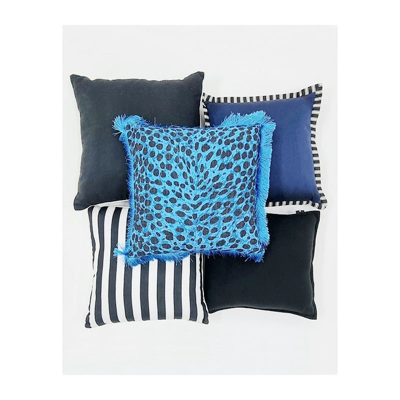 Kendra Blue Cushion CUSHIONS > Cotton_Linen | Ruggy