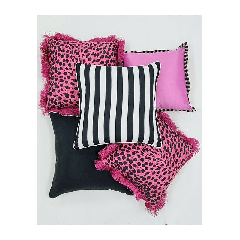 Kendra Pink Cushion CUSHIONS > Cotton_Linen | Ruggy