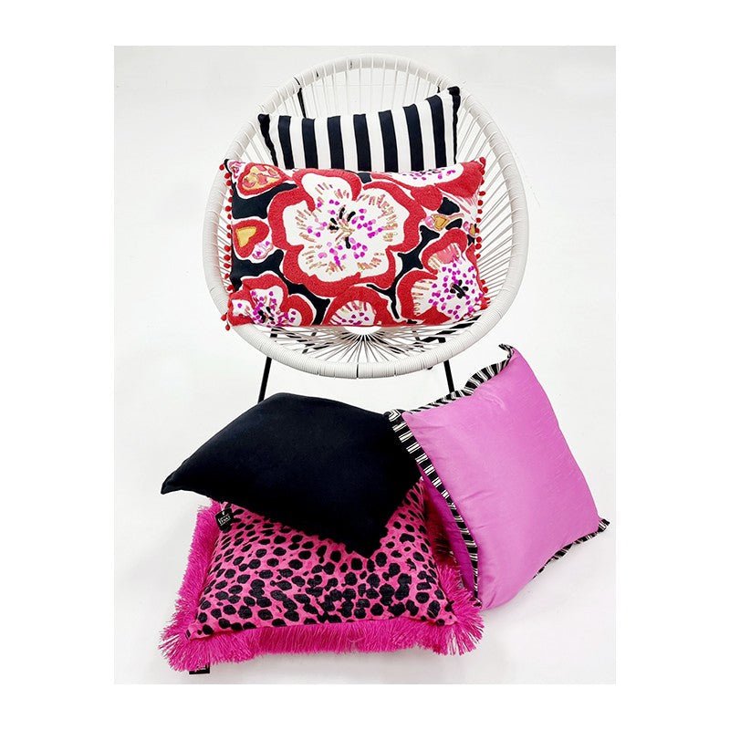 Kendra Pink Cushion CUSHIONS > Cotton_Linen | Ruggy