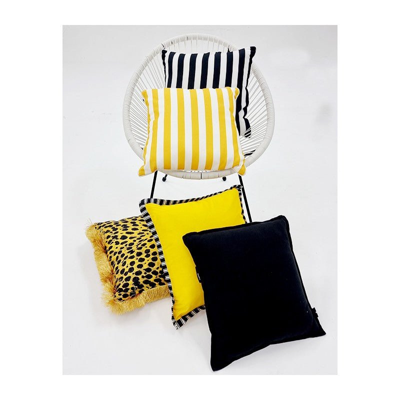 Kendra Yellow Cushion CUSHIONS > Cotton_Linen | Ruggy