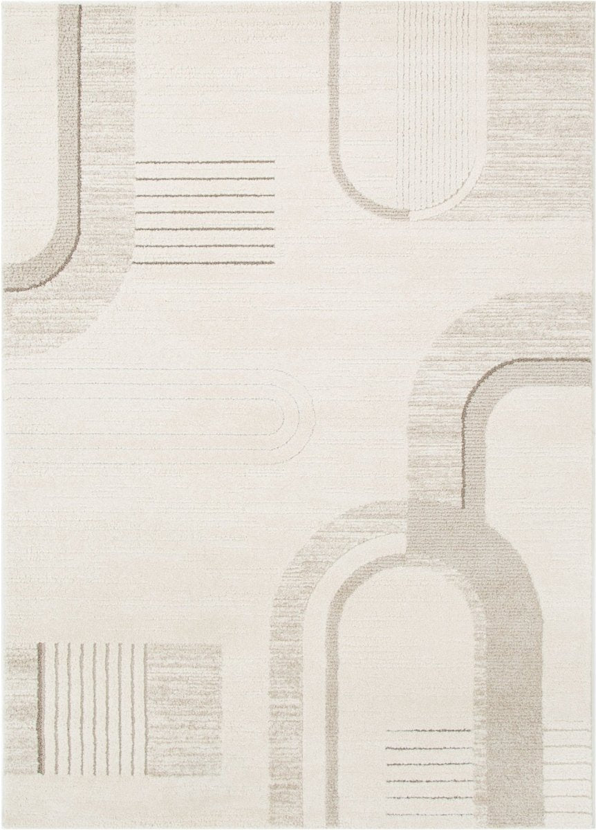 Kiama Brown Beige Modern Rug