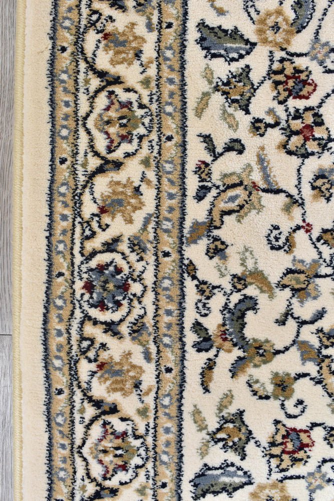 Daintree Floral Beige Hallway Runner