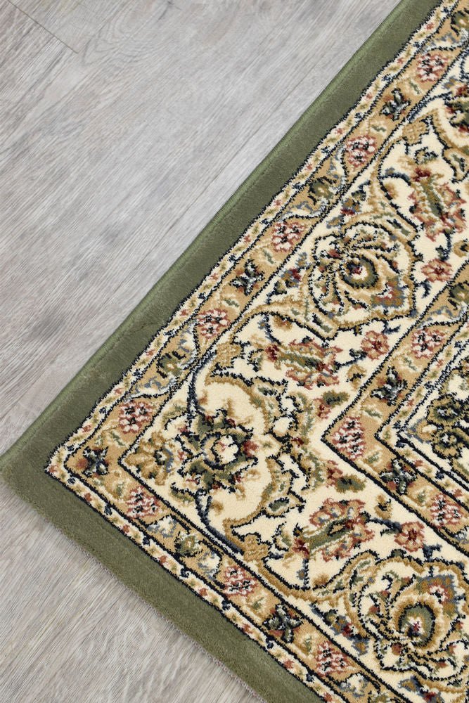 Daintree Traditional Green Rug