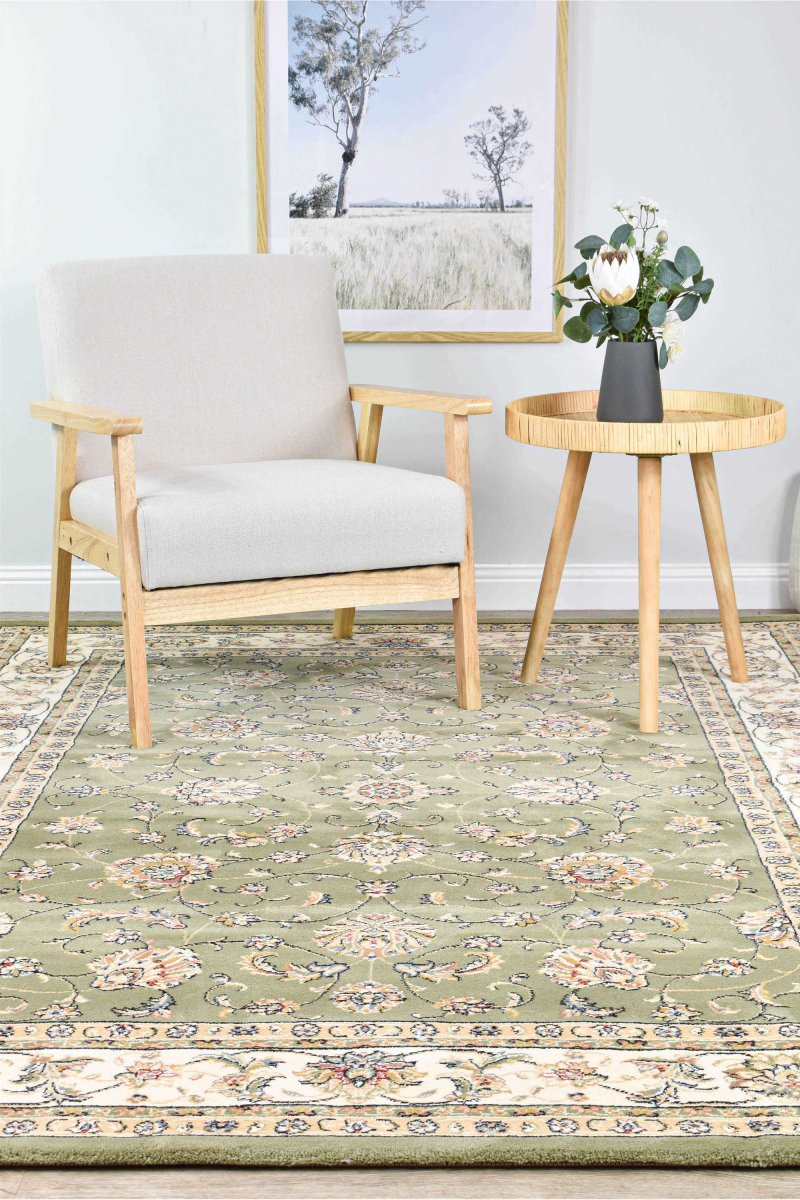 Daintree Transitional Green Rug