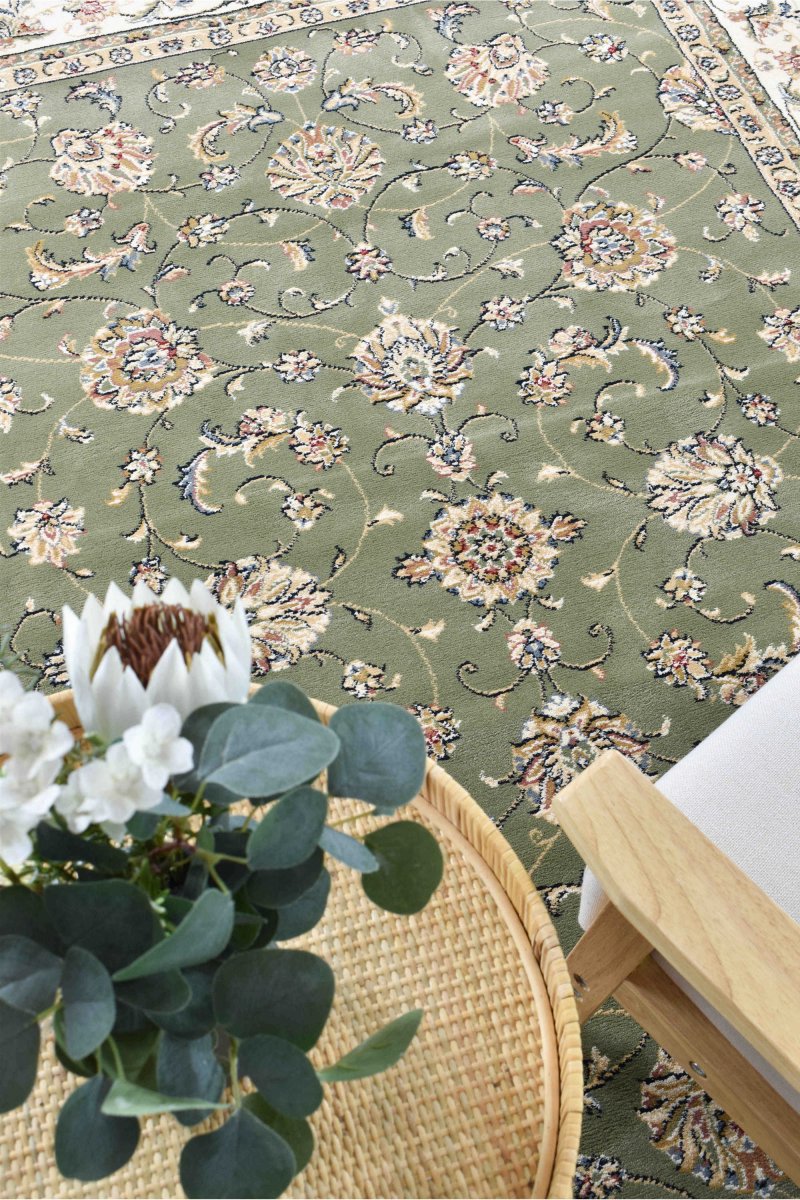 Daintree Transitional Green Rug