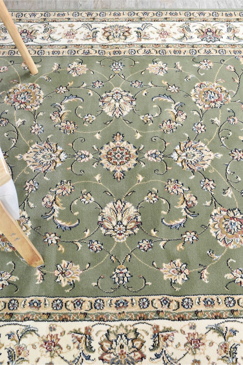 Daintree Transitional Green Rug