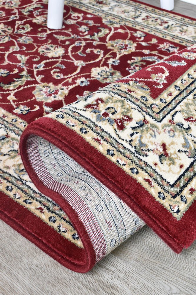 Daintree Transitional Red Hallway Runner