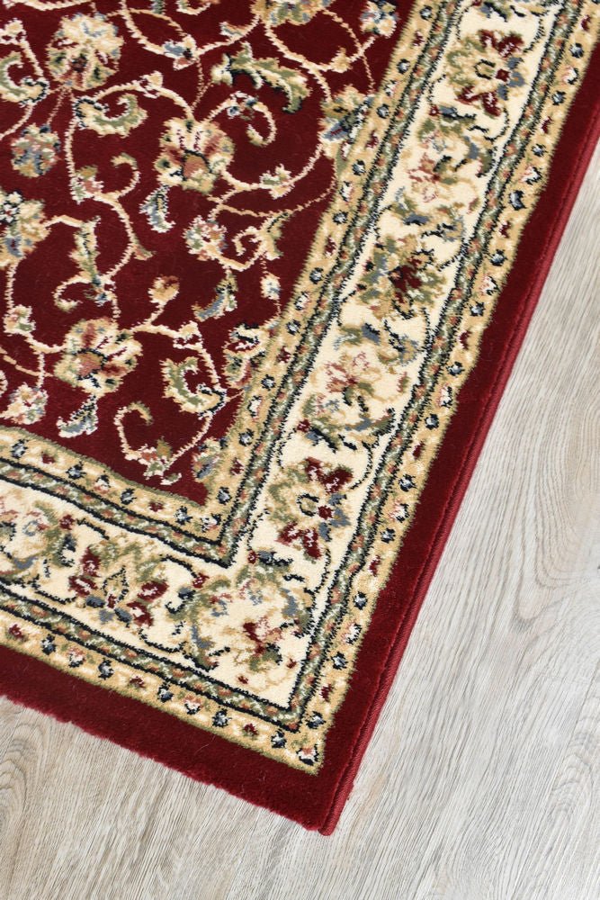 Daintree Transitional Red Hallway Runner