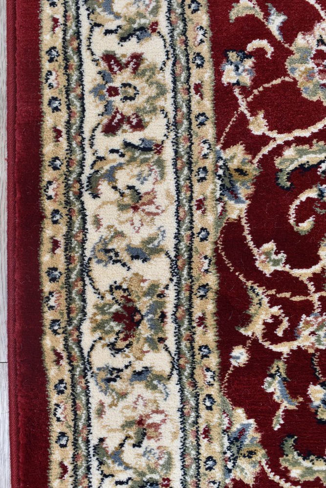 Daintree Transitional Red Hallway Runner