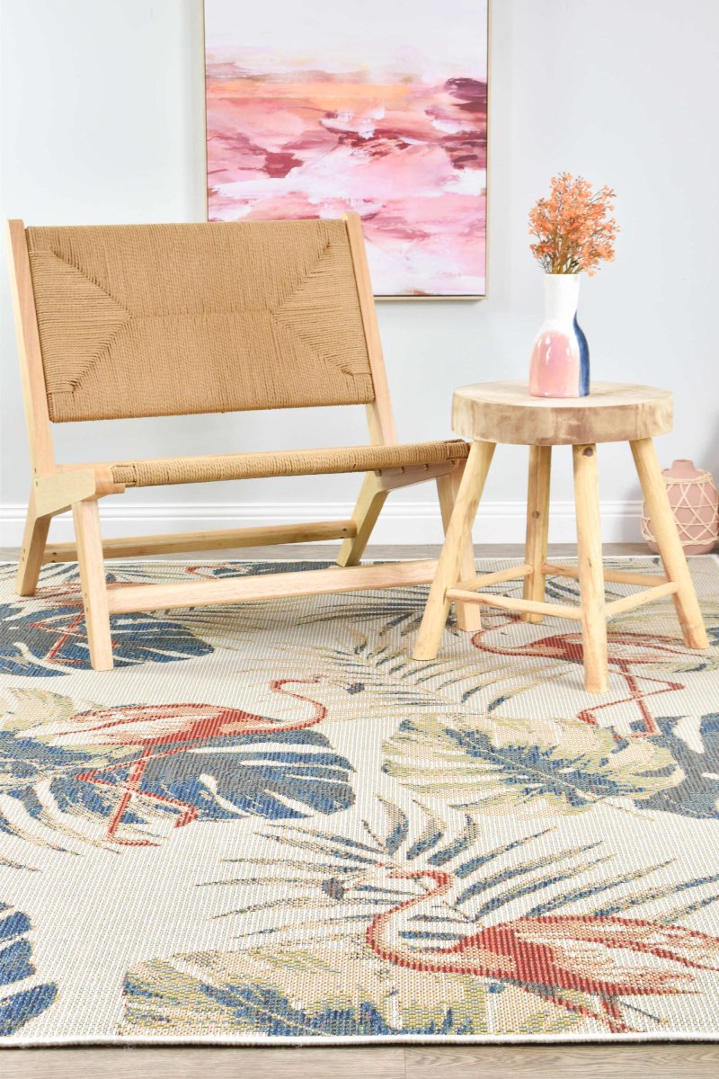 Kira Flamingo Modern Rug