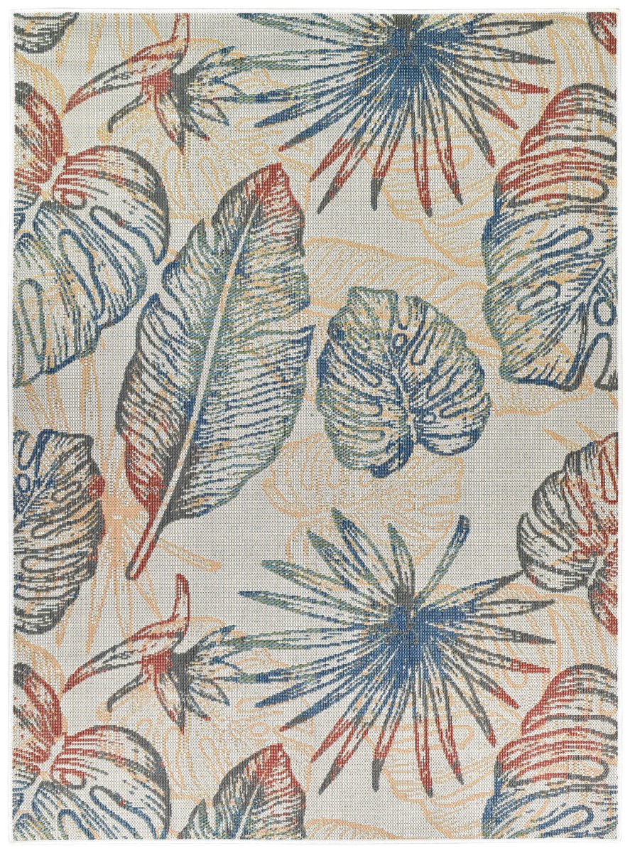 Kira Palm Leaves Modern Rug