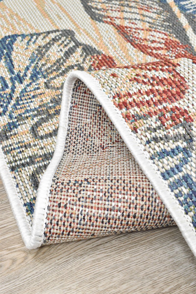 Kira Palm Leaves Modern Rug