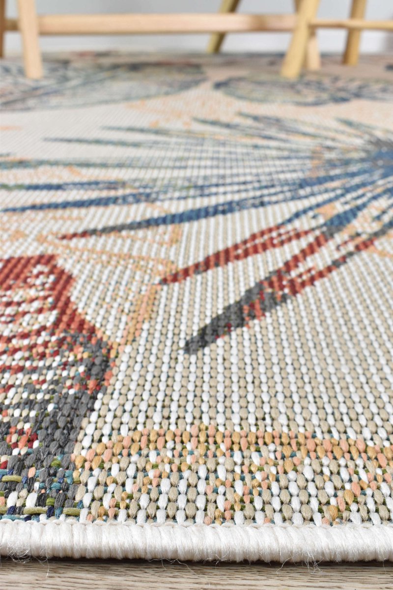 Kira Palm Leaves Modern Rug