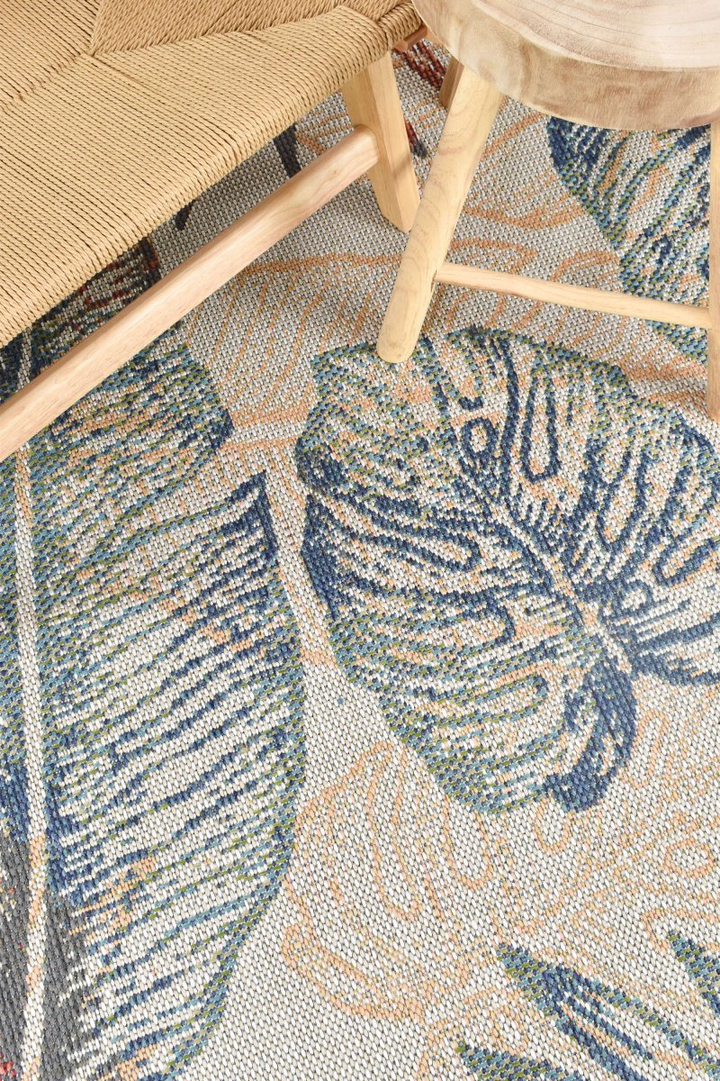 Kira Palm Leaves Modern Rug