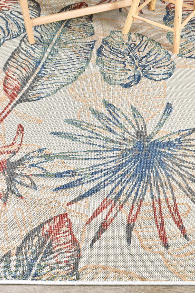 Kira Palm Leaves Modern Rug