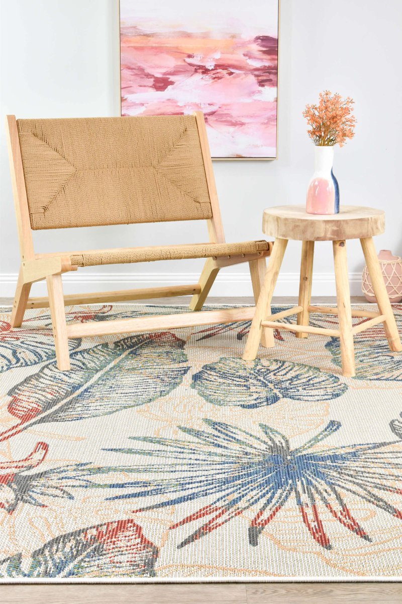 Kira Palm Leaves Modern Rug