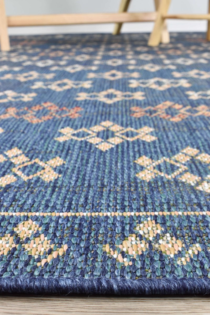 Kira Sapphire Modern Rug