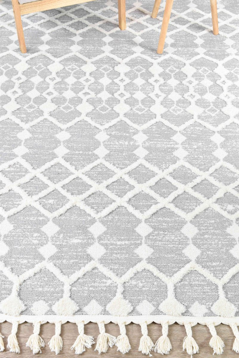 Koora Grey Bohemian Rug