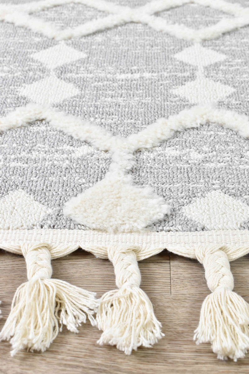 Koora Grey Bohemian Rug