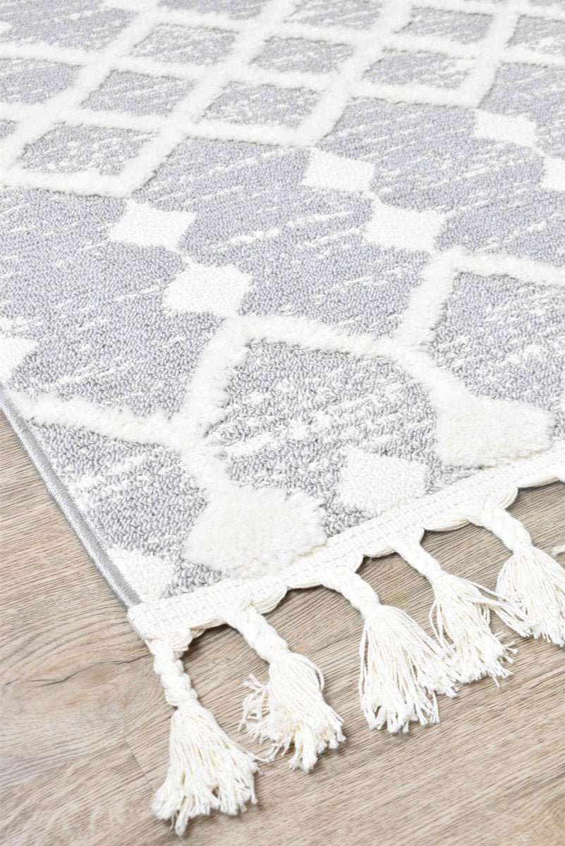 Koora Grey Bohemian Rug