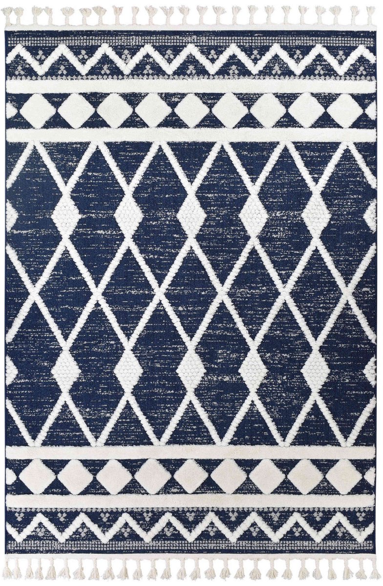 Koora Navy Bohemian Rug