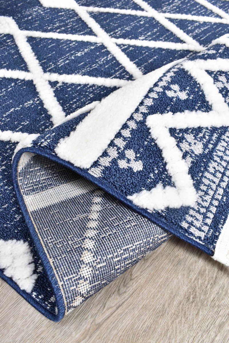 Koora Navy Bohemian Rug