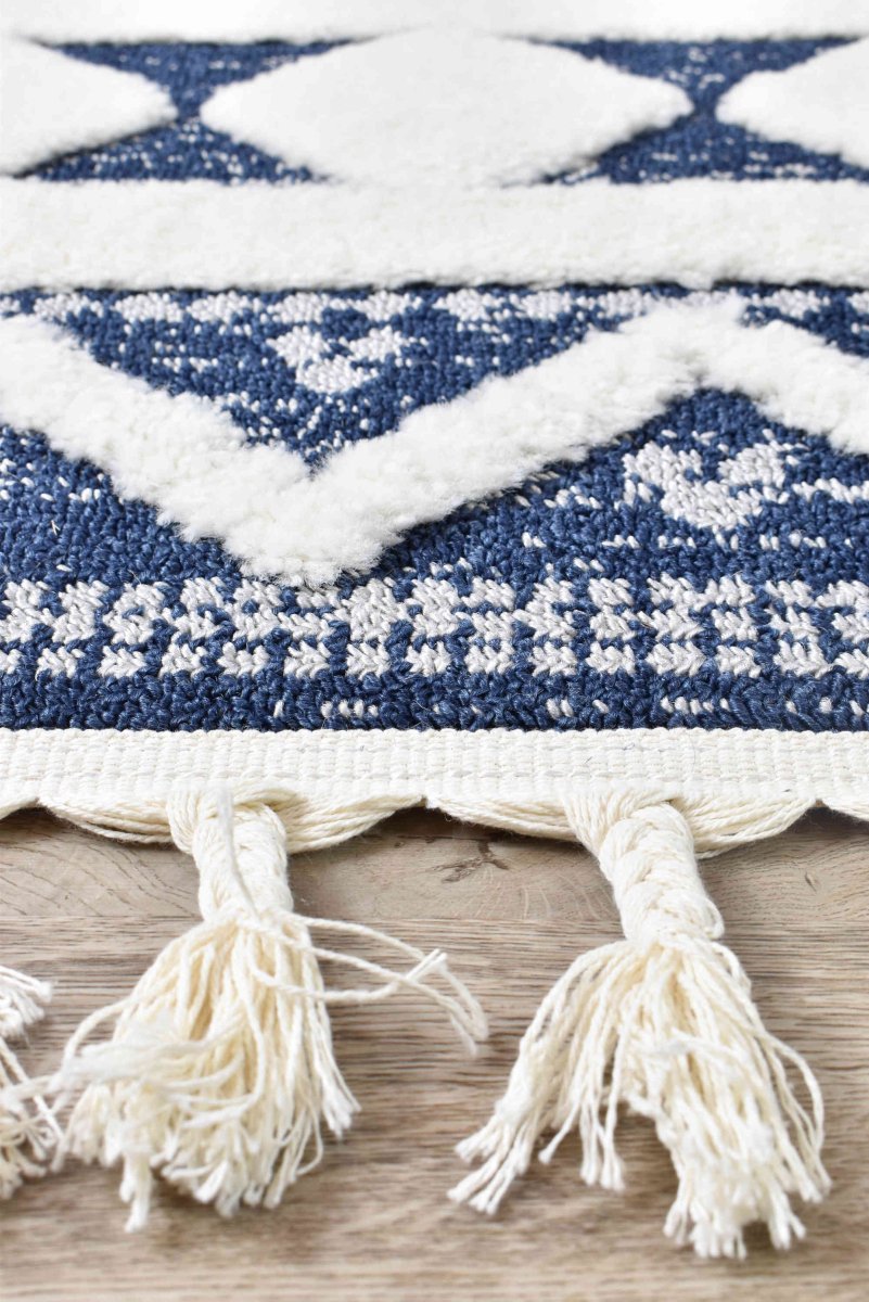 Koora Navy Bohemian Rug