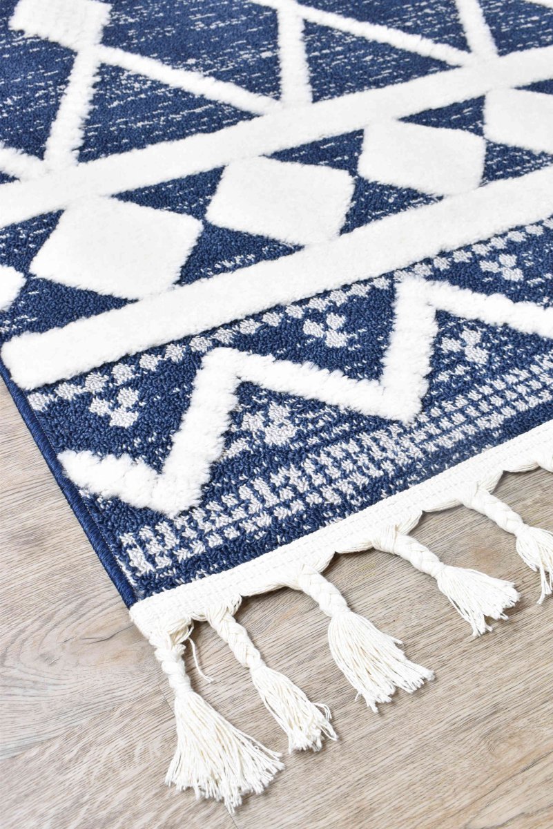 Koora Navy Bohemian Rug