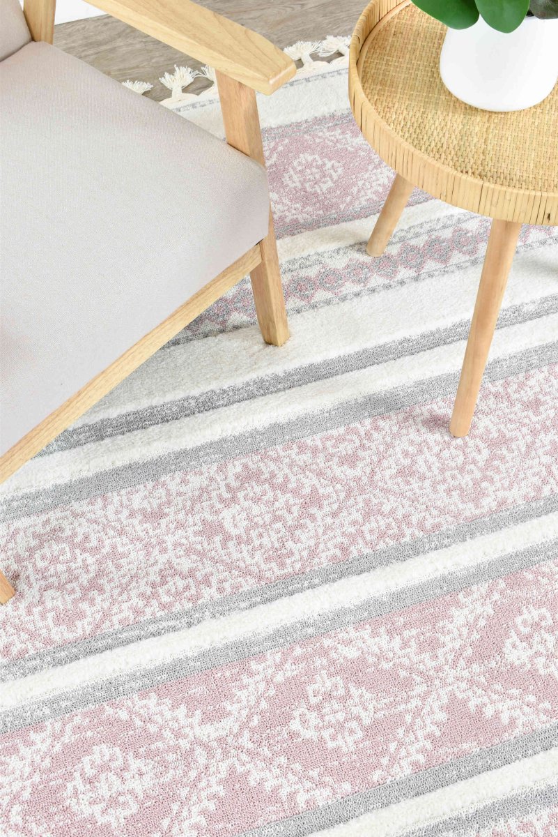 Koora Pink Bohemian Rug